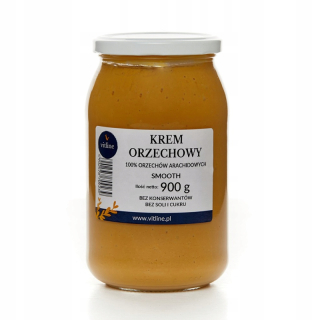 Arašidové maslo 900g HLADKÉ ARAŠIDOVÉ MASLO