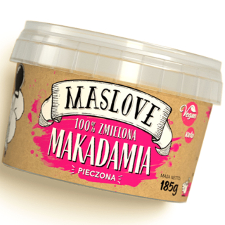 Arašidové maslo maslove makadamia vegan keto 185g