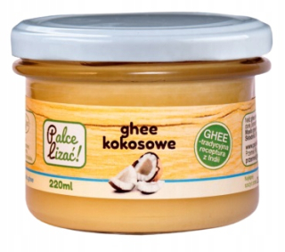 Butter pokazený ghee coconut prsty lízať 220