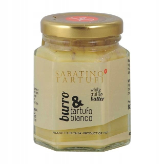 Maslo s bielym hľuzovkou Sabatino 80g Burro E Tartufo