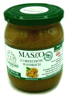 ITALSKÉ ORECHOVÉ MASLO POLSKÉ 100% HLADKÉ 530g