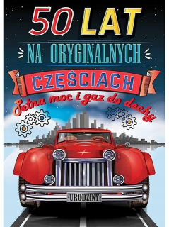 MEGA karta XXL, Darček za 50 pre MUŽA!!!