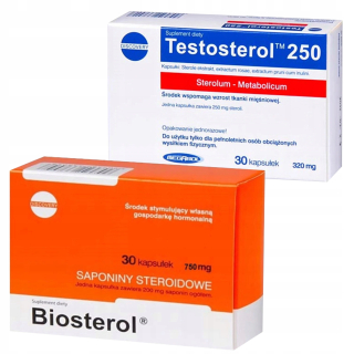 Testosterón - Megabol Testosterol 250 + Biosterol Testosterón