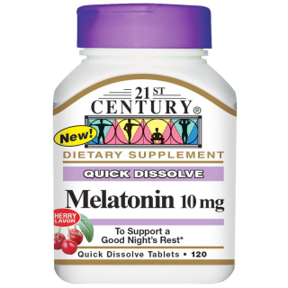 Melatonín 10 mg 120T rozpustí. V USA 21. T