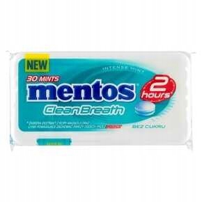 MENTOS Dropsy Clean dych Mint 21 G 12 ks