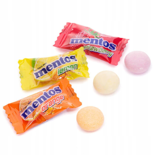 Mentos mini jednotlivé ovocie cukríky x 175 kusov