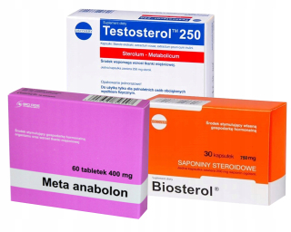 Meta Anabolon + testosterol + pevnosť a hmotnosť biosterolu