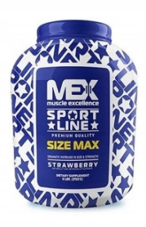 Gainer - VEĽKOSŤ MEXU MAX 2722 g VANILKY