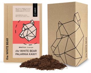 Káva mletá - Mletá káva s fajčiarskou izbou Biele Bear Arabica 1 kg