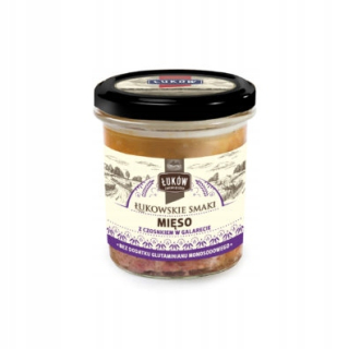 MÄSO S ČESNEKOM V JELLY 300 G x 6 LÁTOK