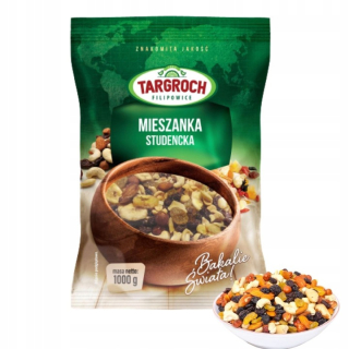 Študent mix 1kg perfektné snack orechy