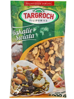 Študentová zmes Delicious 1kg Targroch Snack