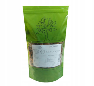 Orechy - Almond Všetky mandle Kalifornia 1kg ecobi