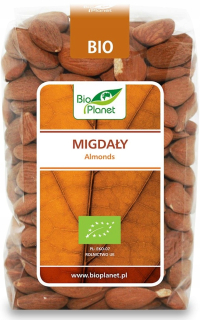 Orechy - Mandle 100% Ekologická bio Planet 350g