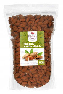 Orechy - CALIFORNIA MANDLE 1KG CELÁ VEĽKÁ CHUTNÁ!