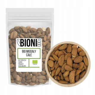 Orechy - Bio mandle 1kg celé ekologické bioni potraviny