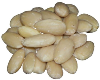 Orechy - Blanšízované mandle 1kg bez skinov škrupil hit!