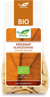 Orechy - Blanšírované ALMONDS BIO 100 G - BIO Planéta