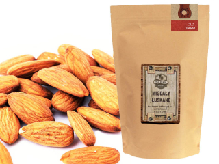 Orechy - Mandle celé škrupiny 1 kg mandlí prírodných škrupín