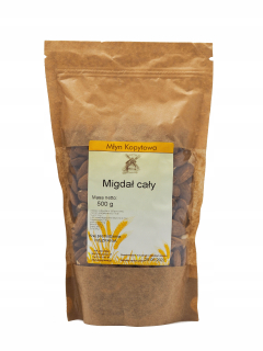 Orechy - Mandle celé čerstvé, kvalitné 500g
