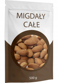 Orechy - Kalifornské mandle 1000g celé veľké prémiové 1kg