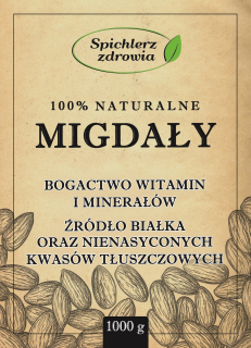 Orechy - CALIFORNIA MANDLE 1kg CELÉ ČERSTVÉ Z VÝSADBY