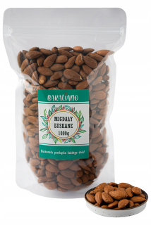 Orechy - Kalifornské mandle 1kg- XXL všetky vysoké kvalitné