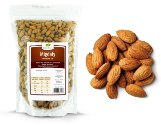 Orechy - Kalifornské mandle celé pekné veľké čerstvé 1 kg