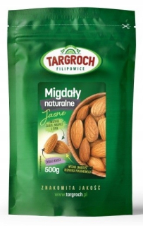 Orechy - Kalifornské mandle. Prírodné 500 g Targre