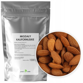 Orechy - Kalifornské mandle celé chutné 1kg snack