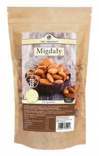 Orechy - Bezlepkové mandle 500 g päť transformácií