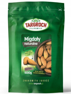 Orechy - Prírodné mandle Dark Full 1kg Targrch
