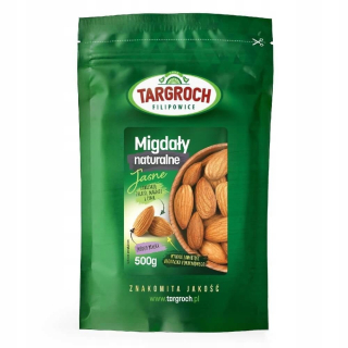Orechy - Prírodné mandle jasné celé targroch - 500g