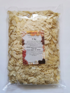 Orechy - MANDLOVÉ VLOČKY 1 kg mandľových lupienkov