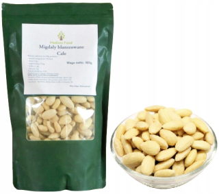 Orechy - Mandle BLANCHED CELLY 500G (0.5KG)