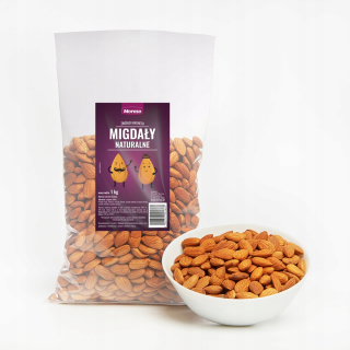 Orechy - Kalifornské mandle 1 kg xxl mega pakie moreso