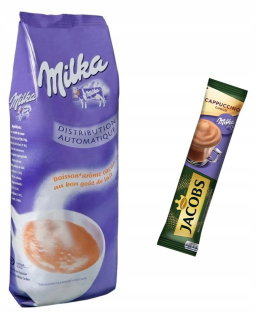 Cappuccino - Kapučíno - Čokoláda na pitie MILKA 1kg + CAPPUCCINO ZADARMO