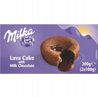 MILKA * LÁVOVÝ Tortu S MLIEČNOU ČOKOLÁDOU FONDANT 200g