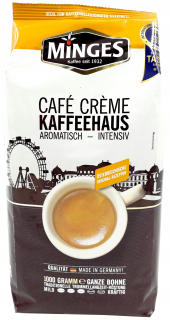 Zrnková káva - MINGES KAFFEEHAUS INTENSIV granulovaný 1 kg NEMECKO