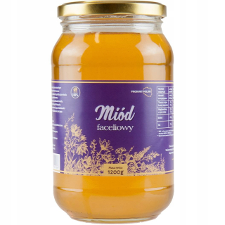 HONEY 1.2KG FACELI PRÍRODNOSTI ZBERATEĽA 2020