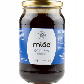HONEY 1.2KG Prírodná pohánka s nádobom na zber 2020