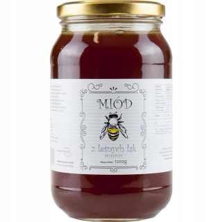 Honey 1.2kg Prírodné z lesných lúk - Apirous 2020