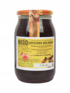 Honey Buckwheat-Raspberry 1,25kg Jaworian Apiry