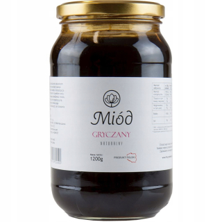 HNOJIVÝ MED HNEDÝ PRÍRODNÝ 1,2 KG OD PÁSU 2020