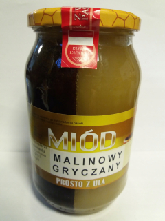 Pohánkovo-malinový med NOVINKA Z MIRKA STRIPS