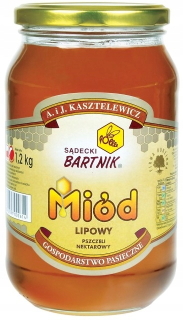 Lipowy Honey 100% Bartnik Sądecki 1200g