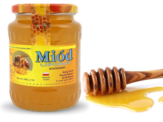 Linden Honey 1kg, zdravý, lahodný med od júla