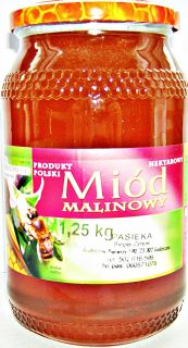 Raspberry Honey 1.25kg 100% prírodné