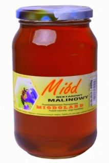 Raspberry Honey 1.2kg apiárny z podkarpacie