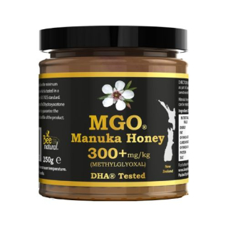 Honey Manuka 300+ MgO 250G Glass Certifikát